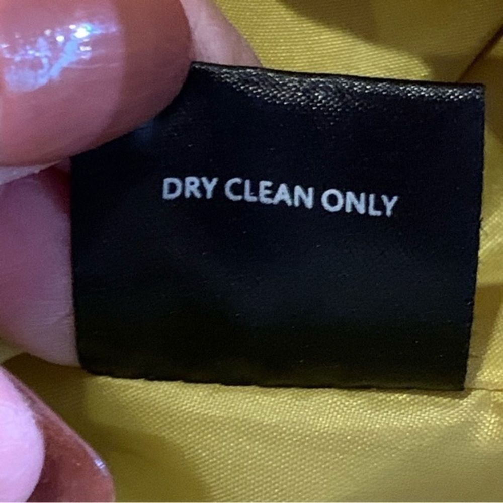 SANDRO Women’s Mustard‎ Yellow Gold Belted Trench Coat Jacket - Picture 8 of 11